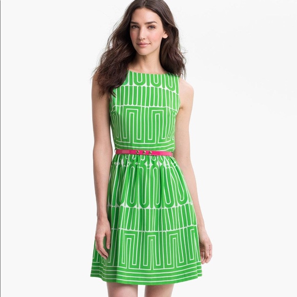 trina turk green dress